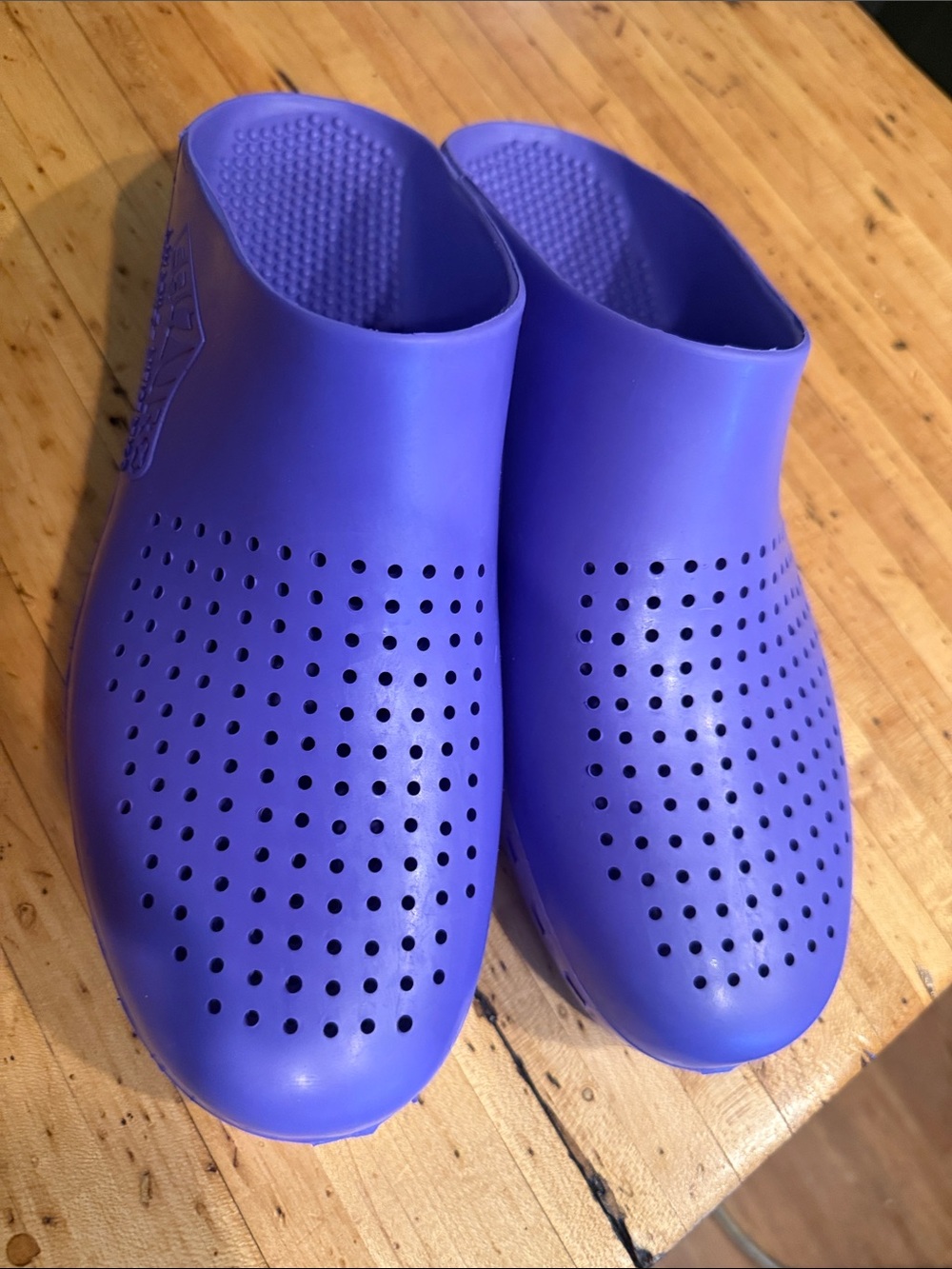 Women’s Slip-On Perforated Clog — Purple